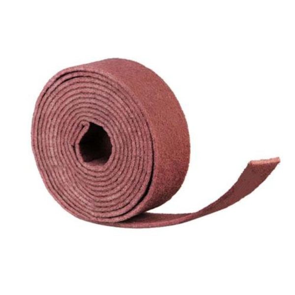 Nylon Emery Scouring Pad Stainless Steel Rust Polishing Kitchen Dish Cleaning Rag, Size: 9 cm x 1 m (Red Brown) - Image 2