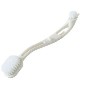 5 PCS Multi Function Double Head Long Handle Household Cleaning Brushs, Size: 22x3cm (Apricot)