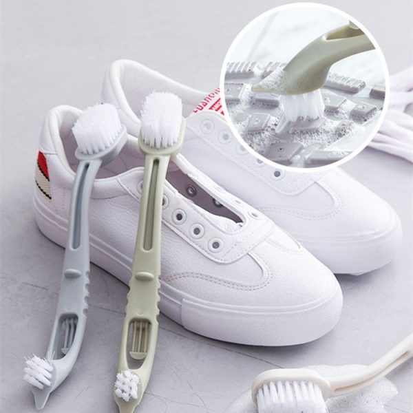 5 PCS Multi Function Double Head Long Handle Household Cleaning Brushs, Size: 22x3cm (Apricot) - Image 7