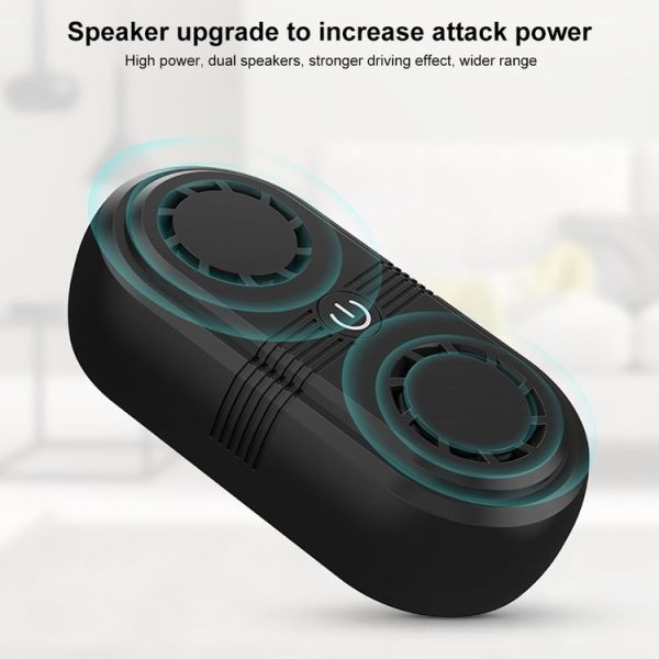 Ultrasonic Repeller High Power Double Speaker Interference Rodent and Insect Repeller, Specification: EU Plug (Black) - Image 10