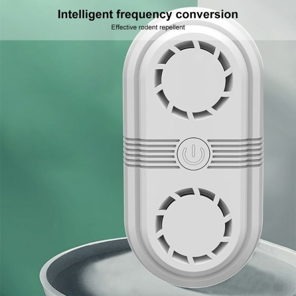 Ultrasonic Repeller High Power Double Speaker Interference Rodent and Insect Repeller, Specification: EU Plug (Black) - Image 8