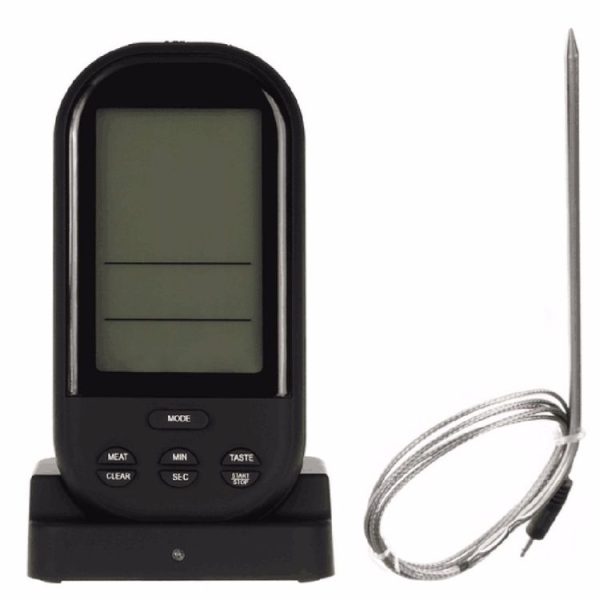 Wireless Digital LCD Display BBQ Thermometer Kitchen Digital Probe Thermometer Barbecue Temperature Tool - Image 2
