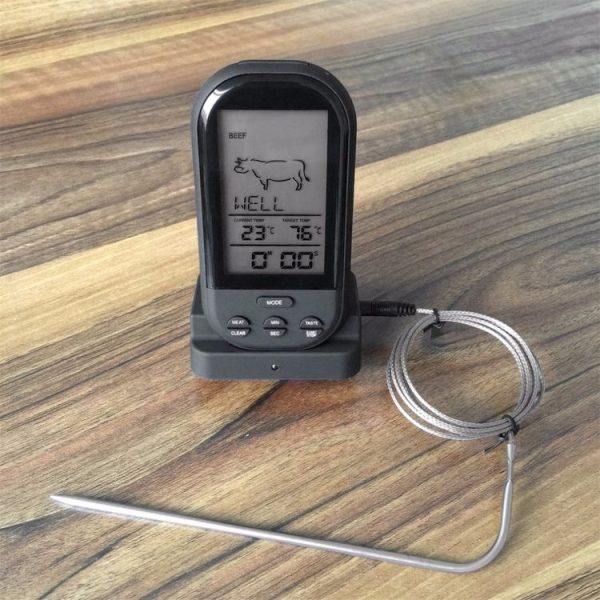 Wireless Digital LCD Display BBQ Thermometer Kitchen Digital Probe Thermometer Barbecue Temperature Tool - Image 5