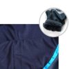 Double Rainproof Waterproof Thick Beach Pants Green Poncho Raincoat Children Bib, Size: XXXL (Black) - Image 3