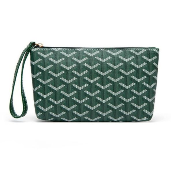 3 PCS Fashion Clutch Bag Large Capacity Zipper Phone Bag Purse Bag (Green) - Image 2