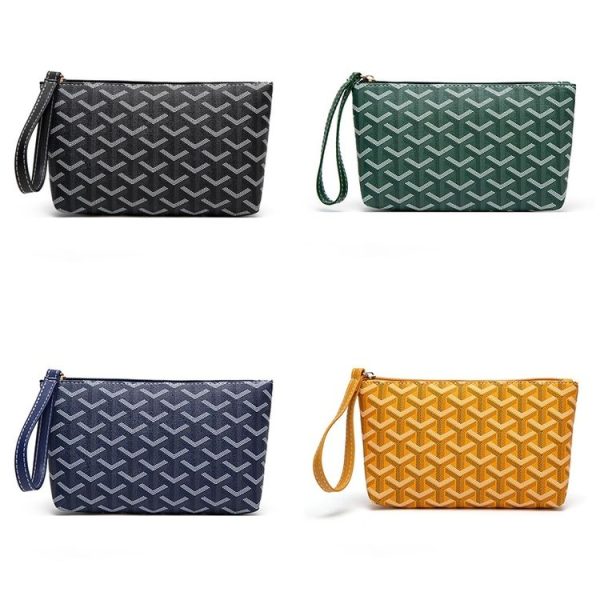 3 PCS Fashion Clutch Bag Large Capacity Zipper Phone Bag Purse Bag (Green) - Image 7
