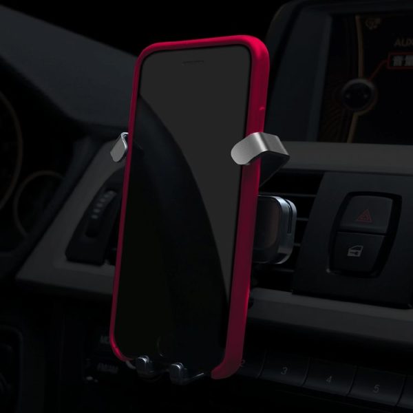 Car Air Conditioning Air Outlet Mobile Phone Holder (Black Upgrade Pro Metal) - Image 7