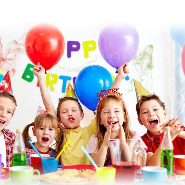 2 PCS Birthday Party Children Laser Paper Hair Ball Pointed Hat Digital Cap (Yellow) - Image 6