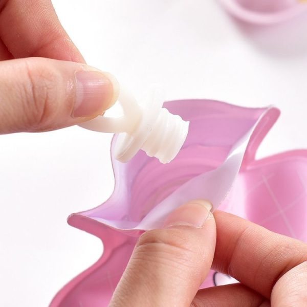 Cartoon Mini Water Injection Hot Water Bag Portable Hand Warmer, Color: White Cactus - Image 3