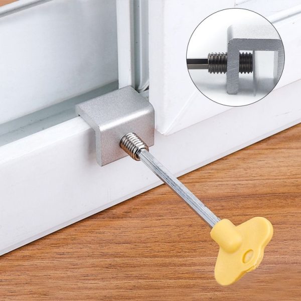 Child Safety Guard Anti-Theft Door Window Stopper, Specifications: Single Hole - Image 2