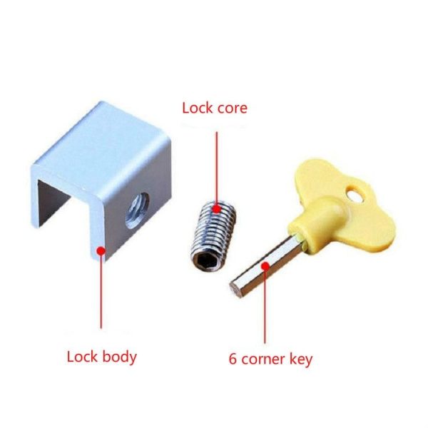 Child Safety Guard Anti-Theft Door Window Stopper, Specifications: Single Hole - Image 3