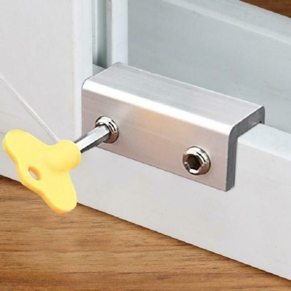 Child Safety Guard Anti-Theft Door Window Stopper, Specifications: Single Hole - Image 5