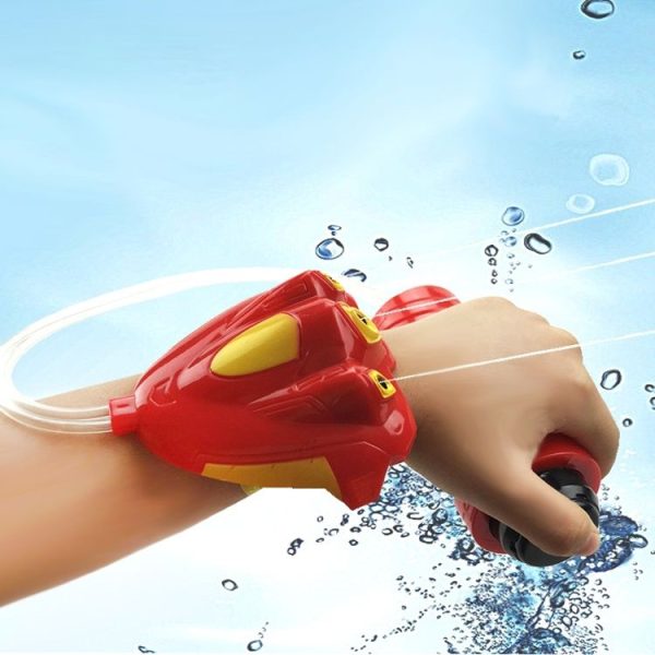 Children Outdoor Beach Water Toy Summer Wrist Spray Water Gun (Red) - Image 5