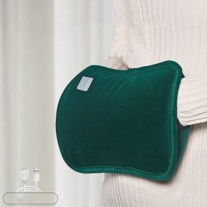 Waterless Graphene Hot Water Bag Rechargeable Hand Warmer, Style: Glove Version 3 Geat (Ink Green)