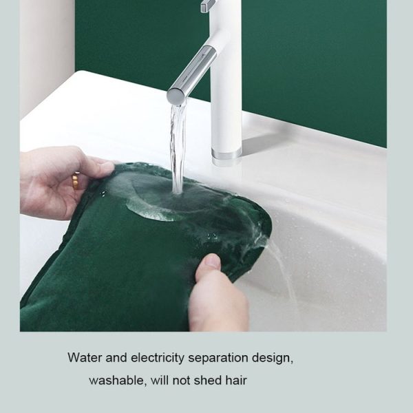 Waterless Graphene Hot Water Bag Rechargeable Hand Warmer, Style: Pillow Version 3 Gear (Pink) - Image 5