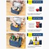 Thermal Lunch Box Bag Durable Waterproof Office Cooler Lunchbox with Strap S (Tibetan) - Image 4