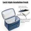 Thermal Lunch Box Bag Durable Waterproof Office Cooler Lunchbox with Strap S (Tibetan) - Image 5