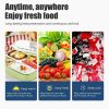 Thermal Lunch Box Bag Durable Waterproof Office Cooler Lunchbox with Strap S (Tibetan) - Image 6