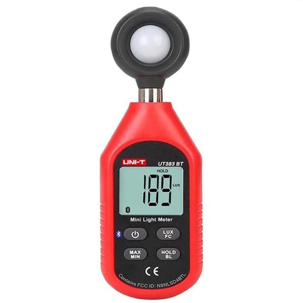 UNI-T UT383BT 200, 000 LUX Digital Luxmeter Luminance Light Meter With LCD Backlit Display