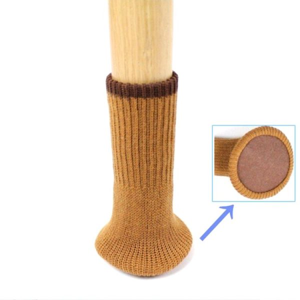 8 PCS Furniture Anti Noise Chair Leg Foot Pad Home Decor Non-Slip Cover - Image 4