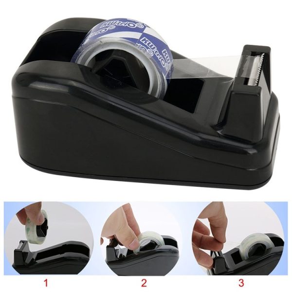 KW-triO Small Desk Tape Stand Black Tape Holder - Image 6