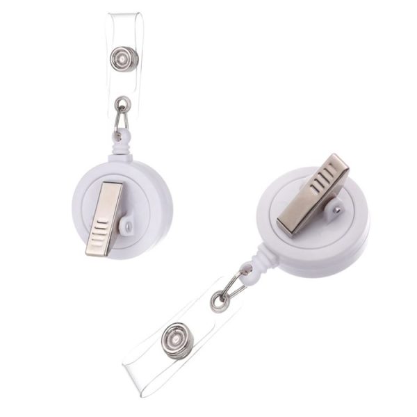 2 PCS Night Starry Sky Marble Crack Puller Retractable Buckle Lanyard Business Key Buckle Card Holder Marble Alligator Clip - Image 3