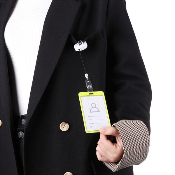 2 PCS Night Starry Sky Marble Crack Puller Retractable Buckle Lanyard Business Key Buckle Card Holder Marble Alligator Clip - Image 6