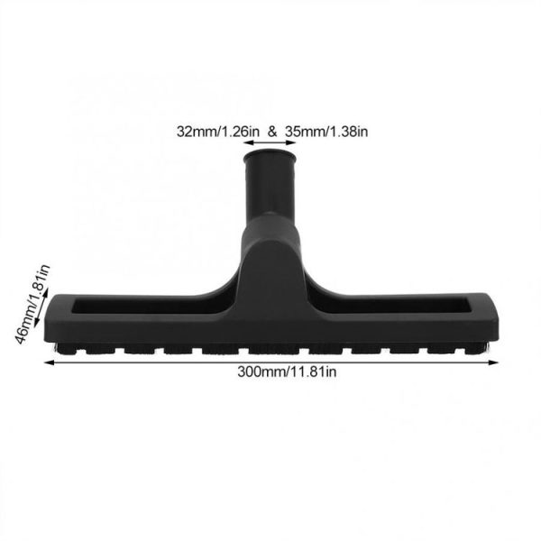 Vacuum Cleaner Head Accessories Floor Brush Tip Bristle Brush Head, Inner Diameter Size: 32mm (Black) - Image 3