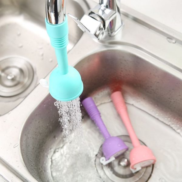 Kitchen Faucet Water-saving Shower (Long Purple) - Image 10