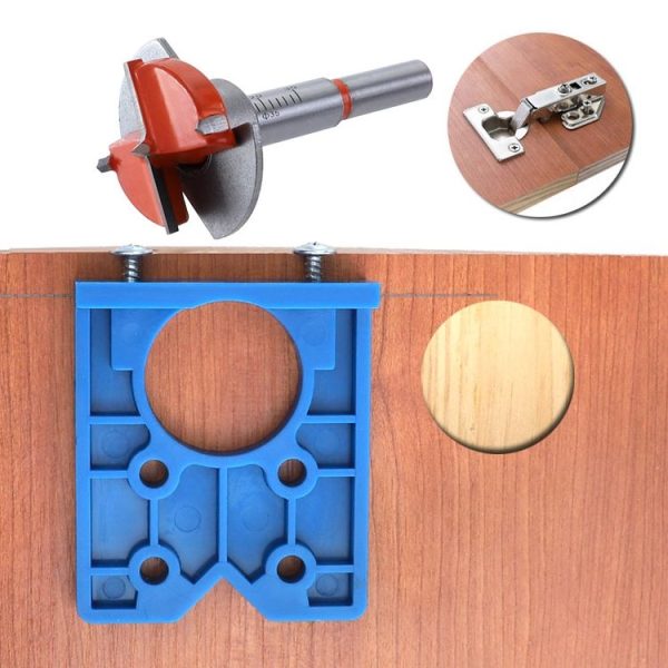 35mm Woodworking Hinge Opening Door Panel Hinge Positioner Punching Installation Auxiliary Tool, Style: Single - Image 8