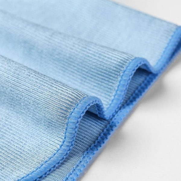 Microfiber Wipe Glass Non-Marking Cleaning Cloth, Size: 40x40cm, Colour: Blue - Image 4