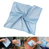 Microfiber Wipe Glass Non-Marking Cleaning Cloth, Size: 40x40cm, Colour: Blue - Image 5