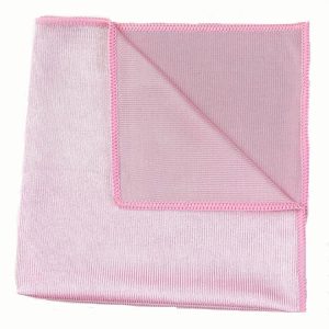 Microfiber Wipe Glass Non-Marking Cleaning Cloth, Size: 40x60cm, Colour: Pink