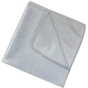 Microfiber Wipe Glass Non-Marking Cleaning Cloth, Size: 30x30cm, Colour: Grey
