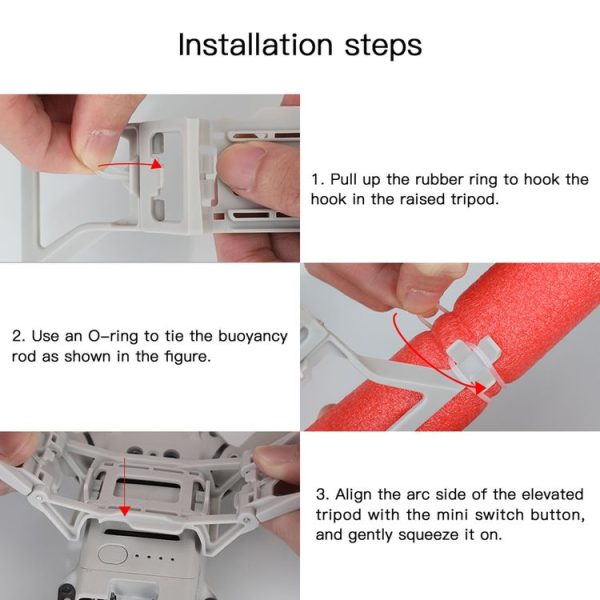 DJI Mini 2 RCSTQ Water Landing Gear Buoyancy Rod - Image 6