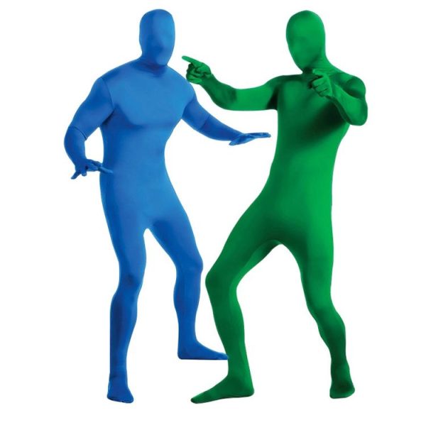 Photo Stretchy Body Green Screen Suit Video Chroma Key Tight Suit, Size: 160cm (Green One-piece) - Image 2