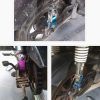 2 Pairs Shock Absorber Extender Height Extension for Motorcycle, Size: Small (Yellow) - Image 6