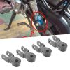 2 Pairs Shock Absorber Extender Height Extension for Motorcycle, Size: Large (Black)