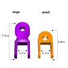 2 Pairs Shock Absorber Extender Height Extension for Motorcycle, Size: Large (Black) - Image 3