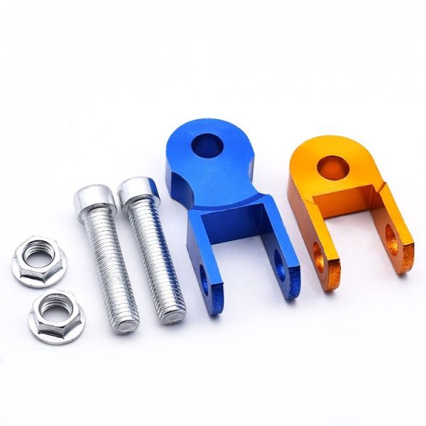 2 Pairs Shock Absorber Extender Height Extension for Motorcycle, Size: Large (Black) - Image 5