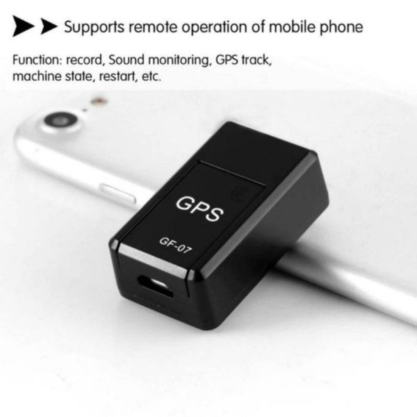 GF07 Locator Mini GPS Tracking Strong Magnetic Positioning Adsorption Anti Lost Device Voice Control Recordable (Black) - Image 7