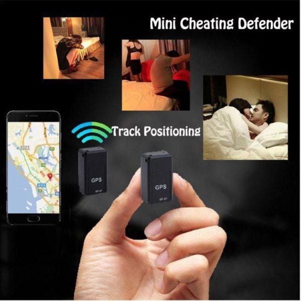 GF07 Locator Mini GPS Tracking Strong Magnetic Positioning Adsorption Anti Lost Device Voice Control Recordable (Black) - Image 9