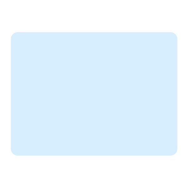 Nordic Style Food Grade Silicone Pad Tableware Environmental Insulation Pad Placemat (Sky Blue)