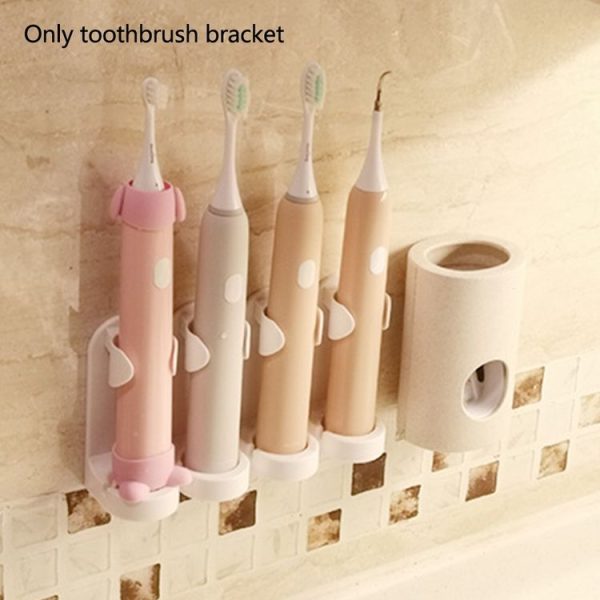 Simple Wall-mounted Easy-to-clean Electric Toothbrush Holder - Image 6