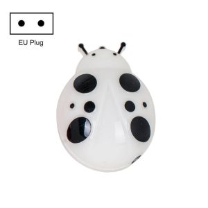 A62 Beetle Shape LED Night Light Plug-in Intelligent Light Control Sensor Light, Plug: EU Plug (White)