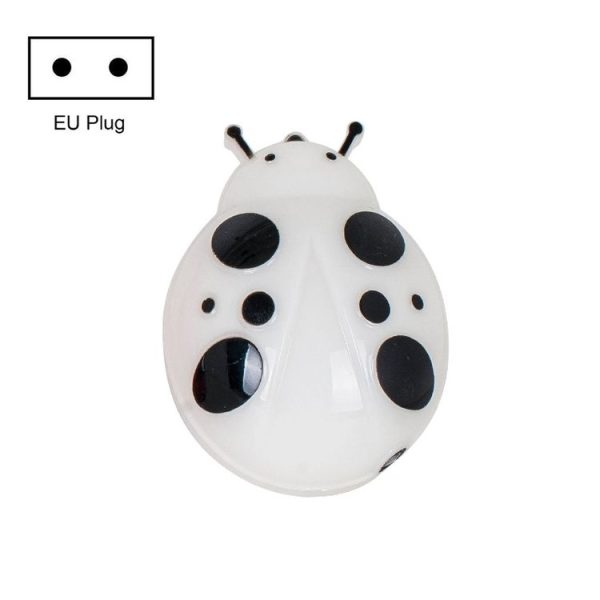 A62 Beetle Shape LED Night Light Plug-in Intelligent Light Control Sensor Light, Plug: EU Plug (White)
