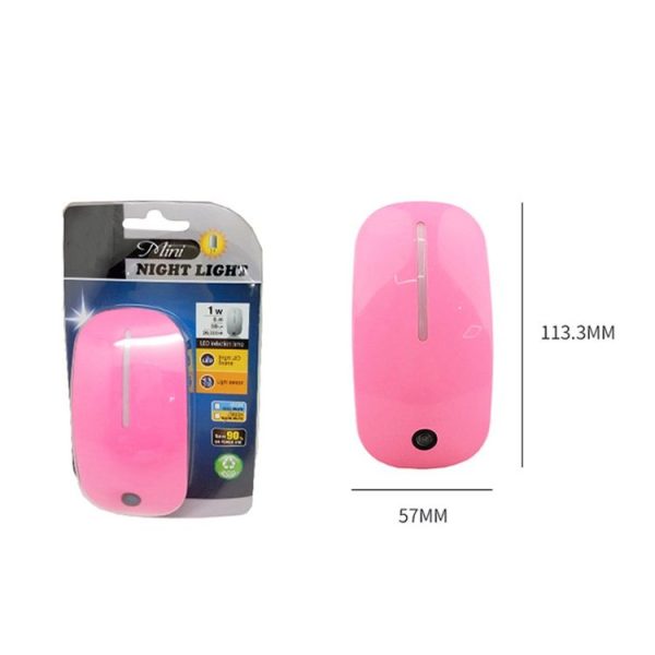 A66 Mouse Type LED Intelligent Light Control Night Light, Plug: EU Plug (Green) - Image 3