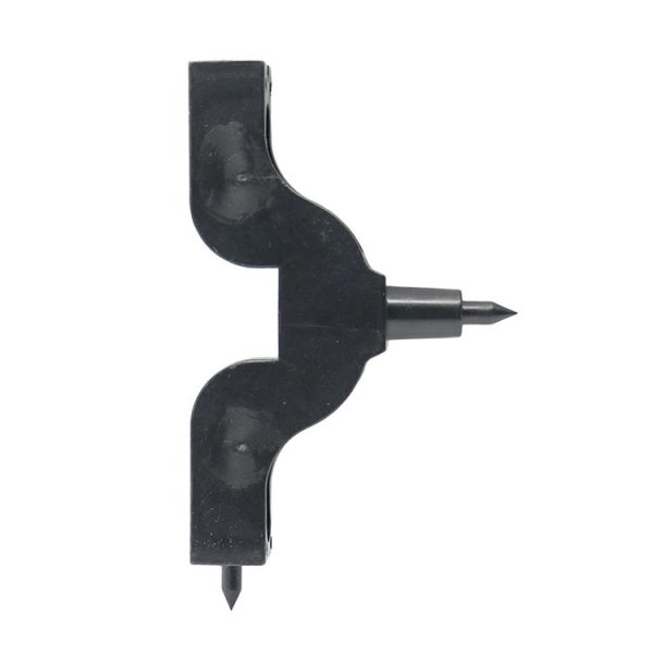 2 PCS Dripper PE Pipe Mountain-shaped Hole Punch Garden Irrigation Opening (Black) - Image 3