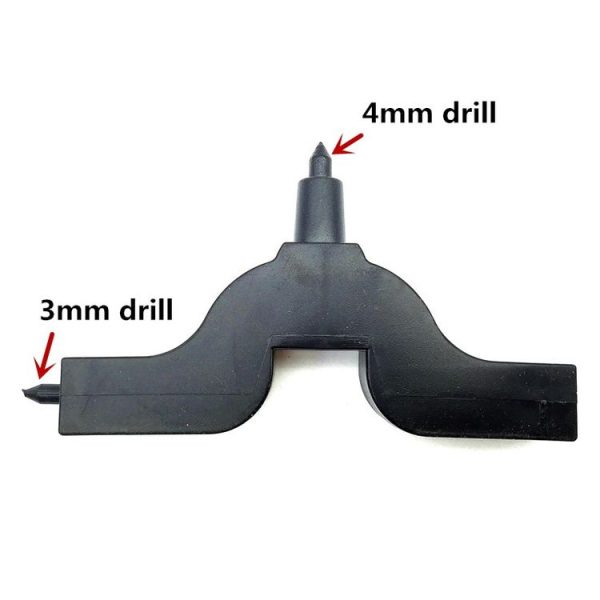 2 PCS Dripper PE Pipe Mountain-shaped Hole Punch Garden Irrigation Opening (Black) - Image 5