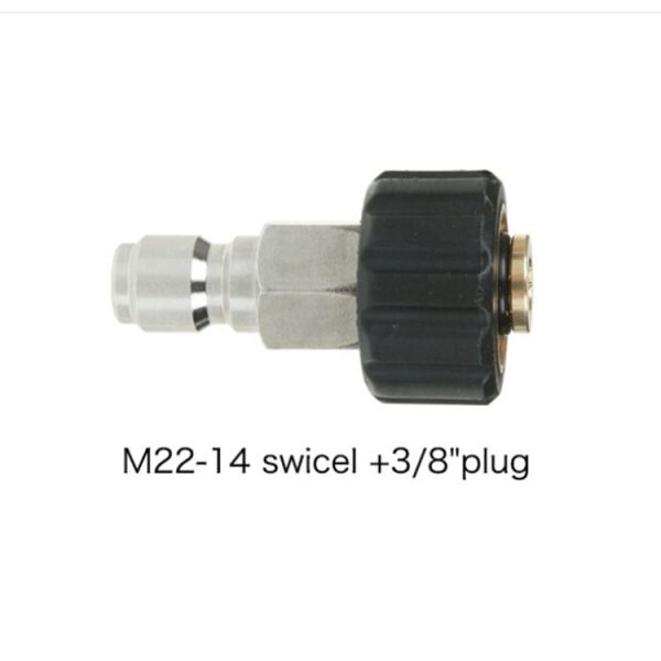 Pressure Washer Accessories Quick Connect Car Wash Water Hose Quick Connection, Typle: 14-3 / 8 Male + 15-3 / 8 Female - Image 4